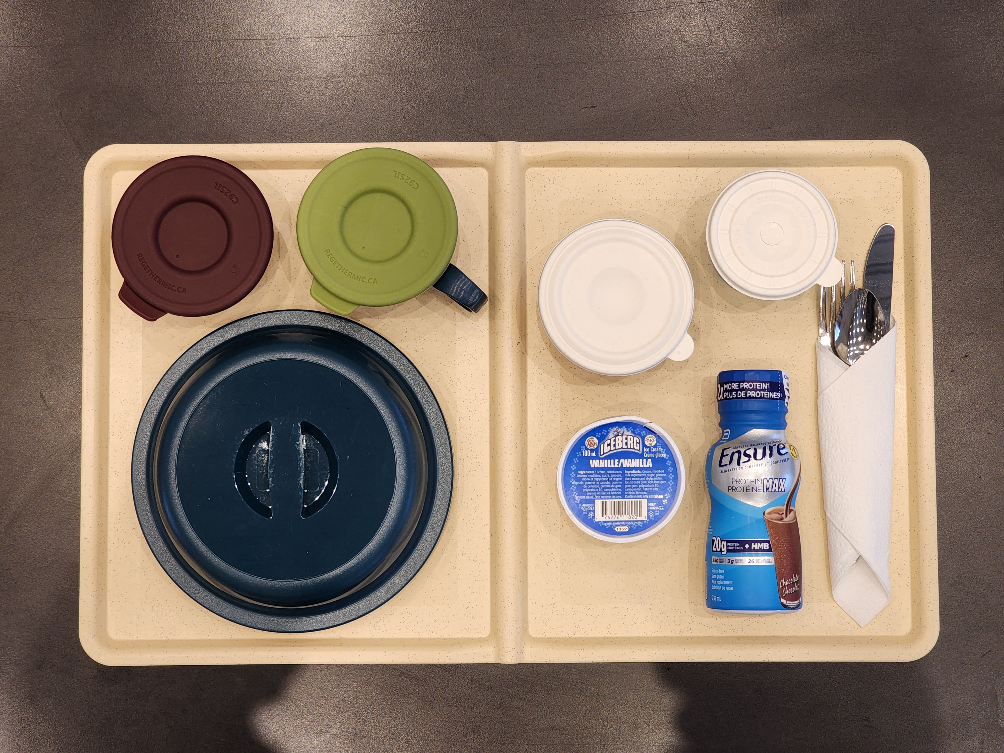 Une vaisselle conçue pour les milieu de la santé